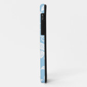 Blue and White Floral iPhone 5/5S Hoesje (Achterkant/links)