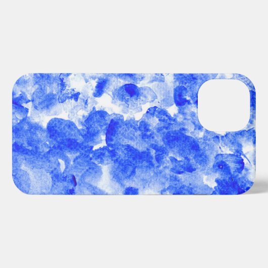 Blue and white i-Phone Case iPhone Hoesje (Achterkant horizontaal)