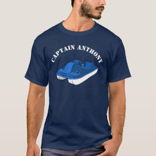 Blue and White Pedal Boat Specialized Graphic T-shirt