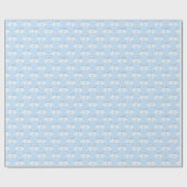 Blue and White Pottery Dogs Staffordshire Spaniel Cadeaupapier (Vlak)