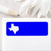 Blue and White Texas Etiket (Insitu)