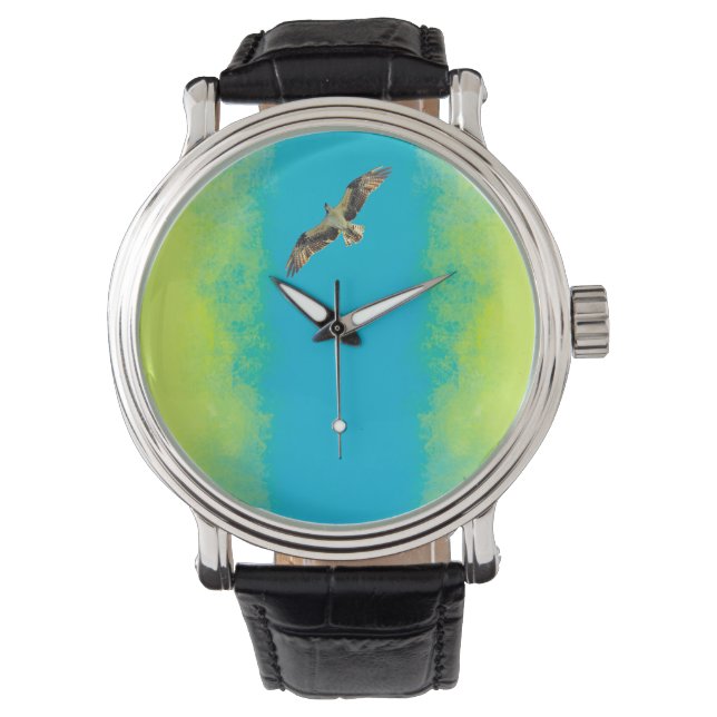 Blue and yellow horloge (Voorkant)