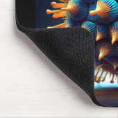 Blue And Yellow Spore Ball Muismat (Hoek)