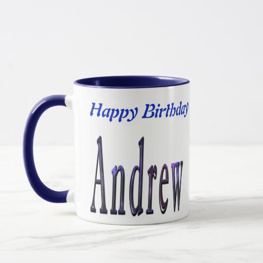 Blue Andrew Name Logo, Mok (Links)