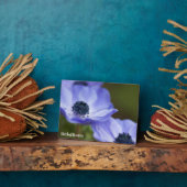 Blue Anemone Fotoplaat (Zijkant)