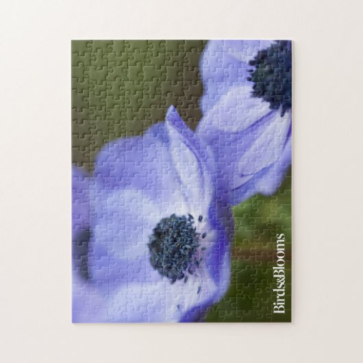 Blue Anemone Legpuzzel (Verticaal)