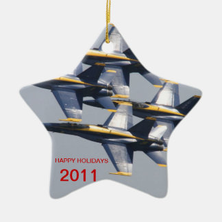 Blue Angel Holiday Ornaments van Todd Wakefield Keramisch Ornament