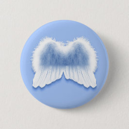 Blue Angel Wings 2¼ Inch Round Button