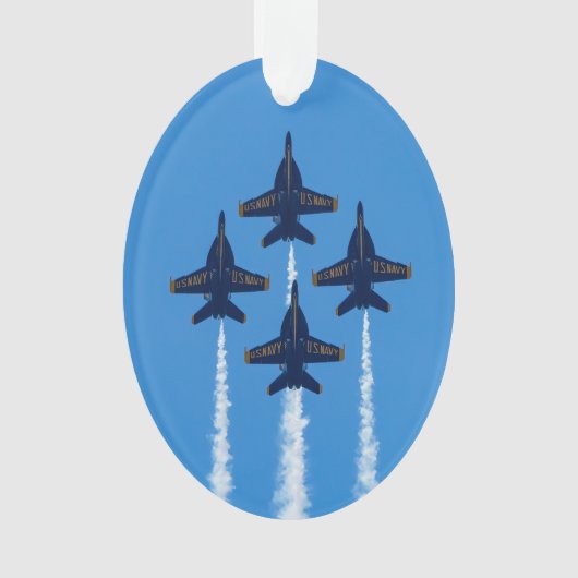 Blue Angels Acryl Ornament (voorkant)