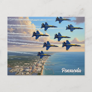 Blue Angels bij Pensacola Florida Briefkaart