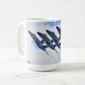 Blue Angels Coffee Mok (Voorkant links)