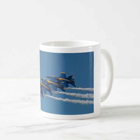 Blue Angels Echelon formation Café Mug (Devant droit)