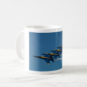Blue Angels Echelon formation Café Mug (Devant gauche)