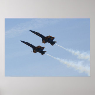 Blue Angels FA-18 Poster