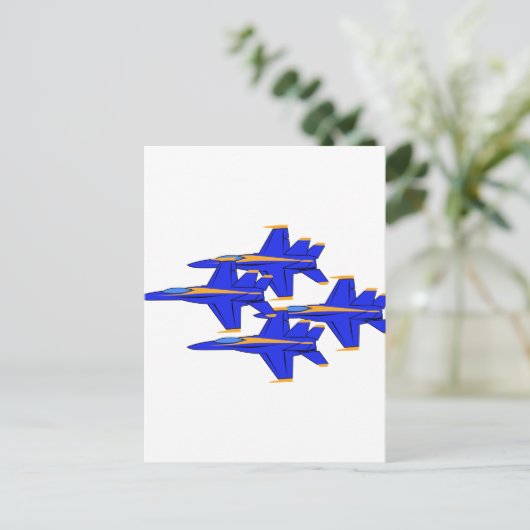 Blue Angels Formation Briefkaart (Staand voorkant)