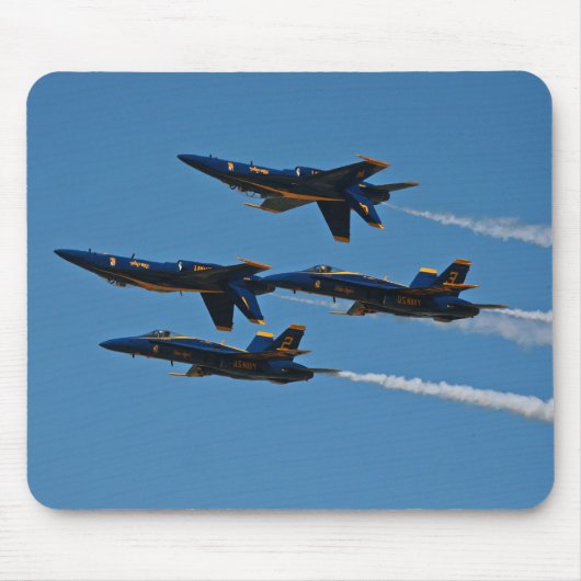 Blue Angels Four Ship Formation Muismat (Voorkant)