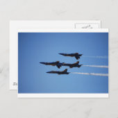 Blue Angels Inverted Briefkaart (Voorkant / Achterkant)
