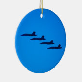 Blue Angels Jet Keramisch Ornament (Rechts)