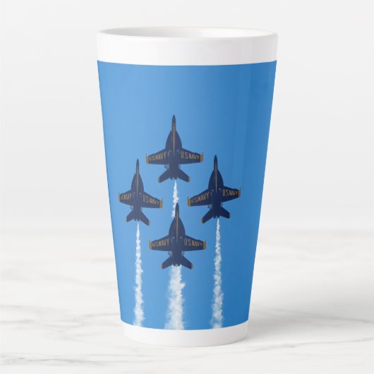 Blue Angels Latte Mok (Voorkant)