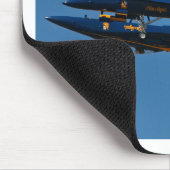 Blue Angels Mirror Afbeelding Formation Mousepad Muismat (Hoek)
