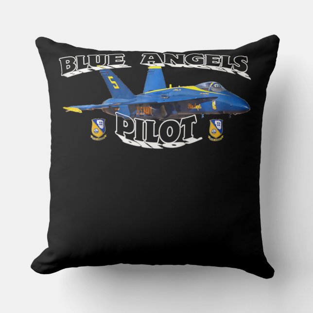 Blue Angels Pilot Childs Blue Angels Pilot Gift Kussen (Voorkant)