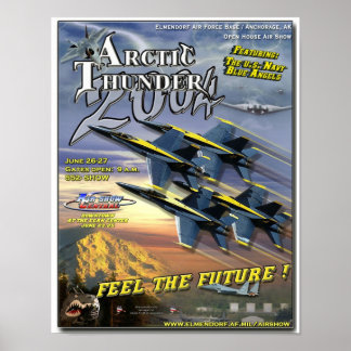 Blue Angels show poster