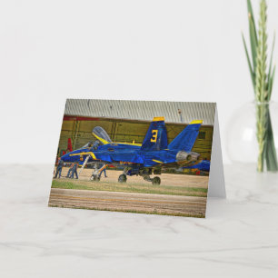 Blue Angels Wenskaart Kaart