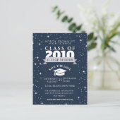 Blue Any Year Class Reunion Design Invitation (Debout devant)