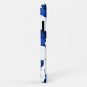 Blue Apricot Tree Feuille iPhone 11 Coque (Dos/Droite)