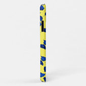 Blue Apricot Tree Feuille iPhone 11 Coque (Dos/Droite)