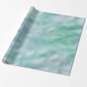 Blue Aqua Mint Ombre Cadeaupapier