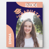 Blue Arch Design 2025 Afstuderen fotoaankondiging Fotoplaat (Voorkant)