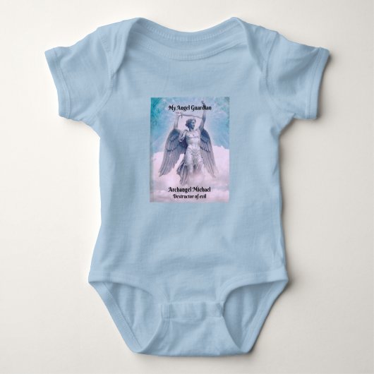 Blue Archangel Michael Baby Bodysuit (Voorkant)