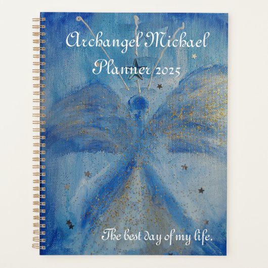 blue archangel Michael planner (Voorkant)