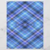 Blue Argyle Bulk Scrapbook Paper Pages Flyer (Achterkant)