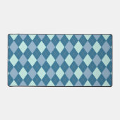 Blue Argyle  Pattern Bureaumat (Voorkant)