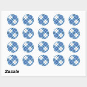 BLUE ARGYLE  STICKERS (Vel)