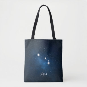 Blue Aries Zodiac Sign Constellation Draagtas
