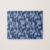 Blue Army Jigzaag Puzzle Daisy Legpuzzel (Horizontaal)