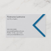 Blue Arrow Personal Networking Visitekaartjes (Achterkant)