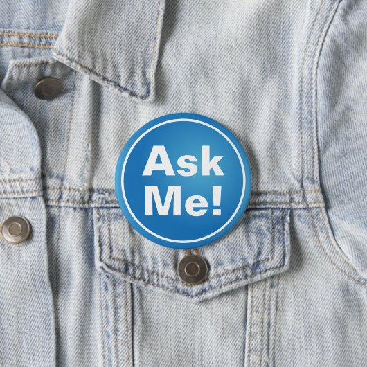 Blue Ask me Text Button (In situ)