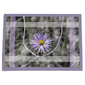 Blue Aster Flower Groot Cadeauzakje (Voorkant)