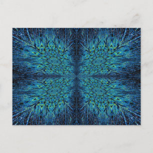 Blue Aura Butterfly Briefkaart