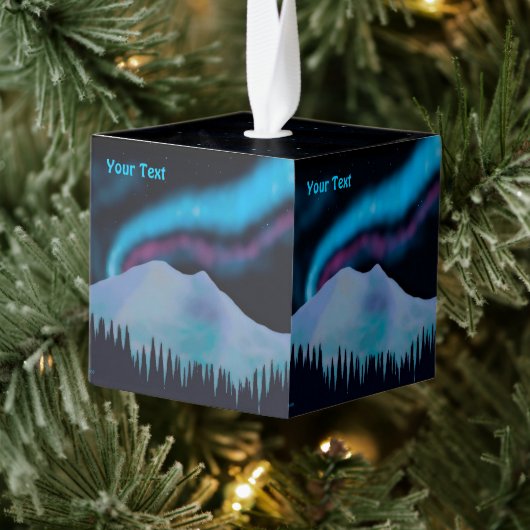 Blue Aurora Kubus Ornament (Boom)