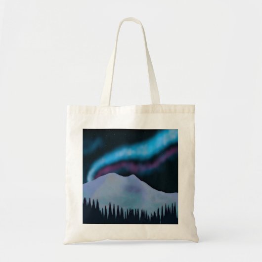 Blue Aurora Tote Bag (Voorkant)