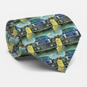 Blue Austin Mini Stropdas (Opgerold)