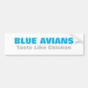 Blue Avian ascentie buitenaardse vibratie spiritue Bumpersticker