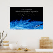 Blue Avian Poster (Keuken)