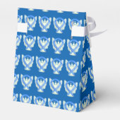 Blue Awareness Ribbon Angel Custom Party Favor Box Bedankdoosjes (Achterkant)