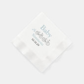 Blue Baby Bicycle Servet (Hoek)